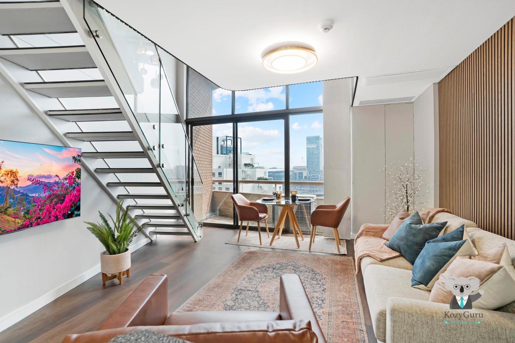 Apartment Kozyguru Darling Harbor View Stylish Loft Sydney