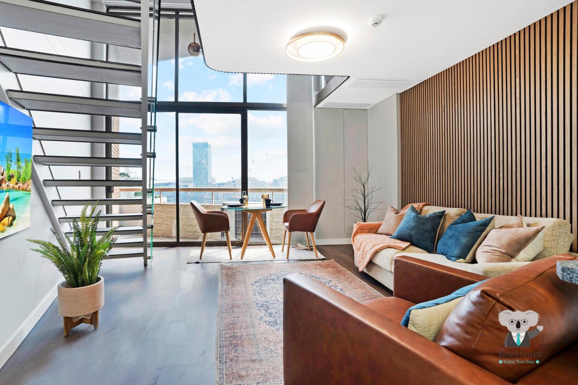 Kozyguru Darling Harbor View Stylish Loft Apartment